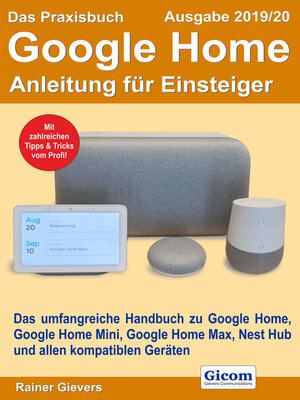 cover image of Das Praxisbuch Google Home--Anleitung für Einsteiger (Ausgabe 2019/20)